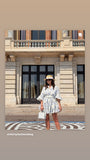 Toile de Jouy PARIS Pompadour robe courte
