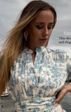 Toile de Jouy PARIS Pompadour robe courte