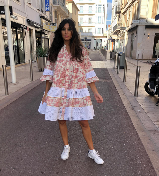 Toile de Jouy - Pompadour medium length
