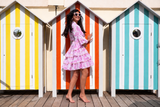 Toile Capsule Robe mi-longue
