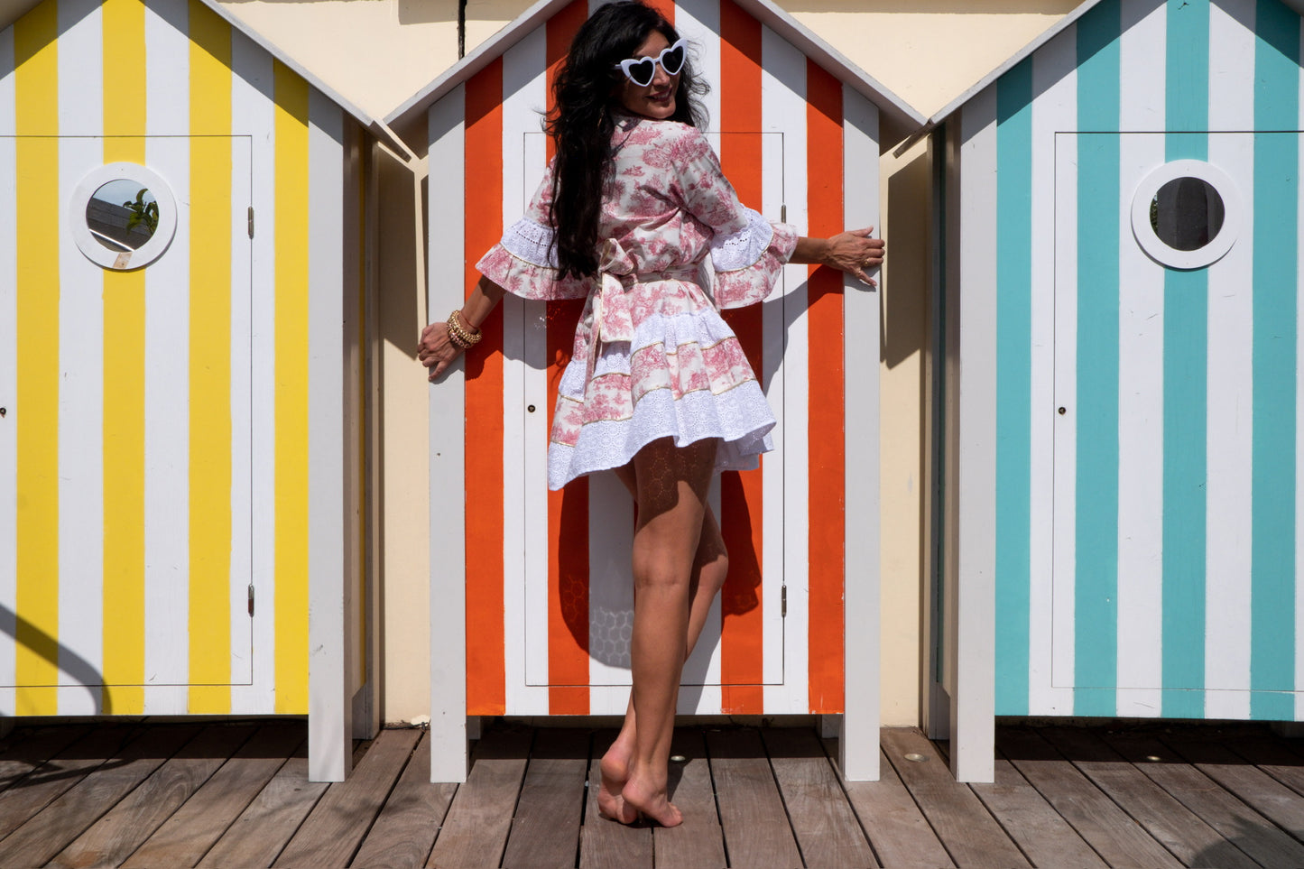 TOILE DE JOUY+BRODERIE