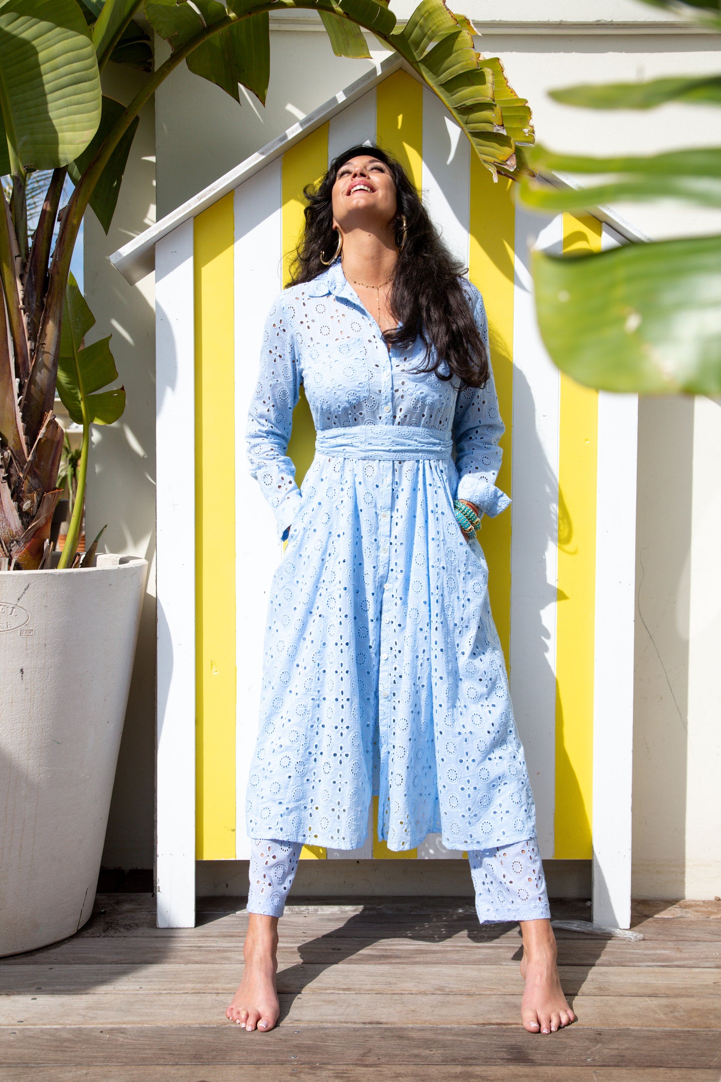 Midi dress toile de jouy Chachou